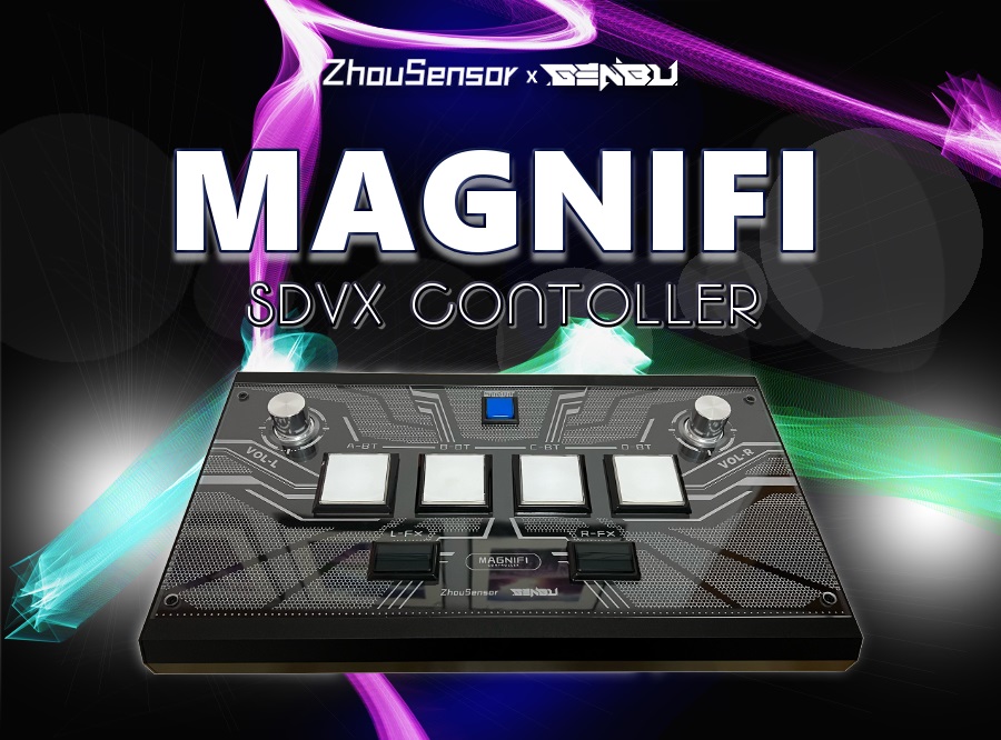 【静穏化済】GENBU MAGNIFI SDVX コントローラー